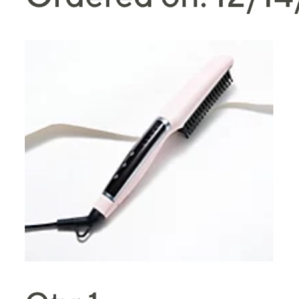 Calista TriangIPRO Heated Hair Detailer Brush - Flamingo Pink